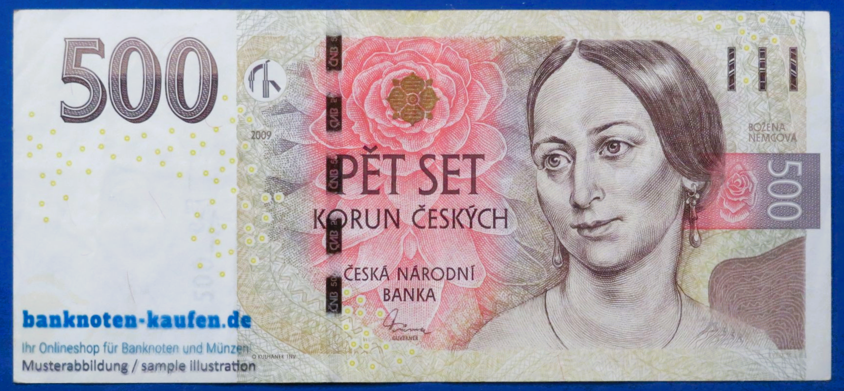 Czech Republic, 500 Korun, 2009,  circulated (USED / VF), P-24b