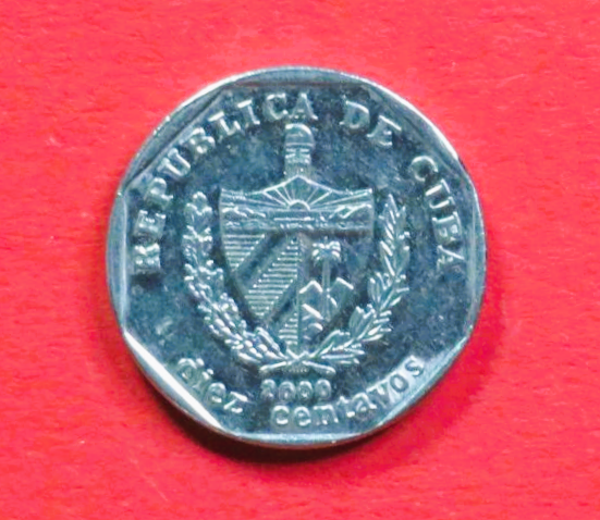 Karibik:  10 Centavos, 1994+, gebraucht (used / ss-vz), # 714