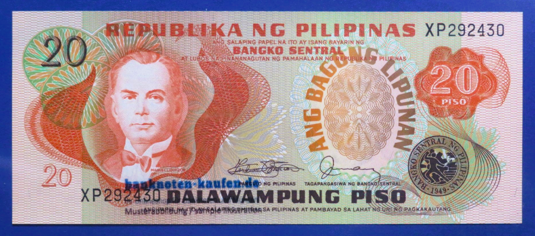 Philippines, 20 Piso, 1978ND, uncirculated (UNC), P-162c