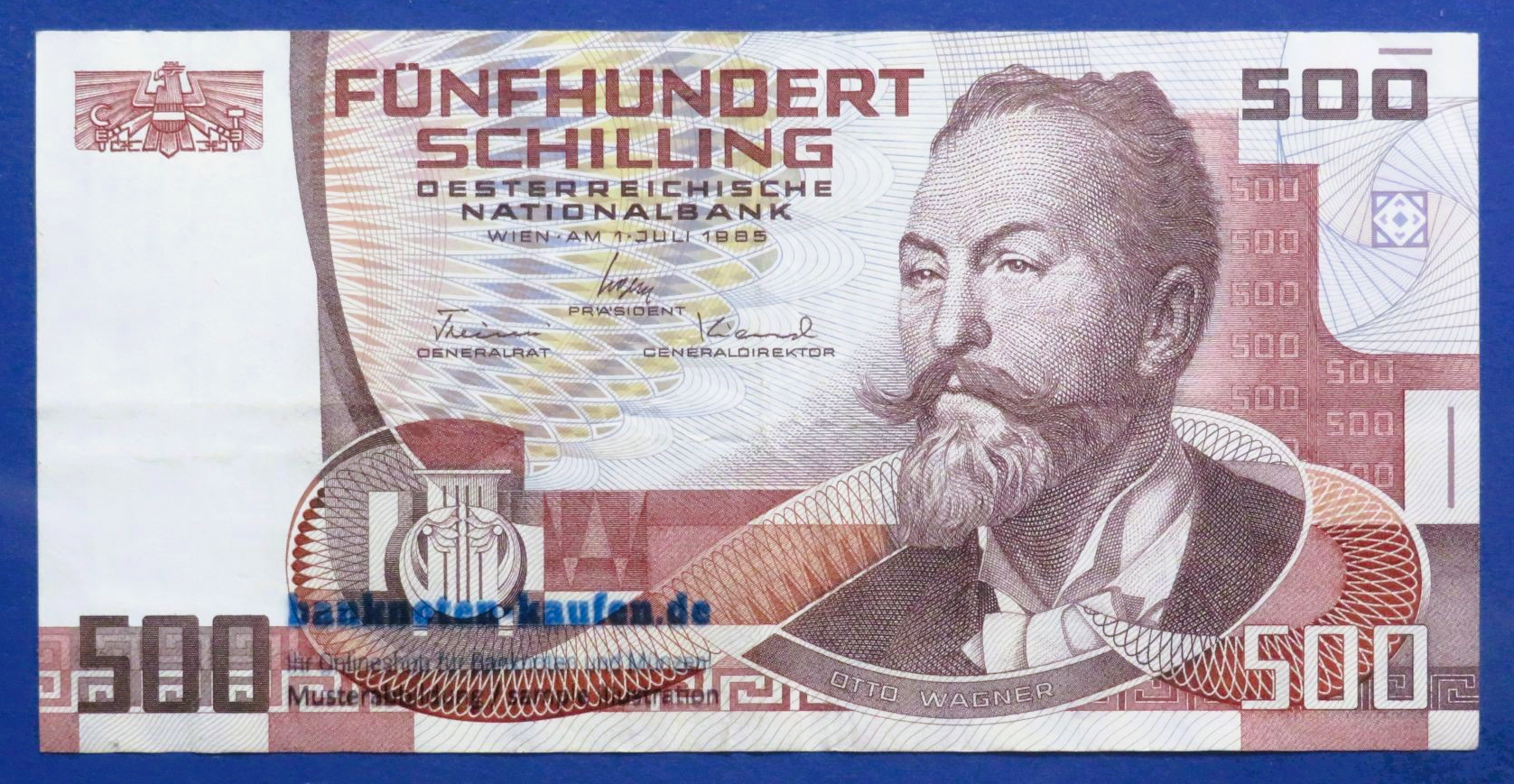 Austria, 500 Schilling, 1985, circulated (USED / VF), P-151