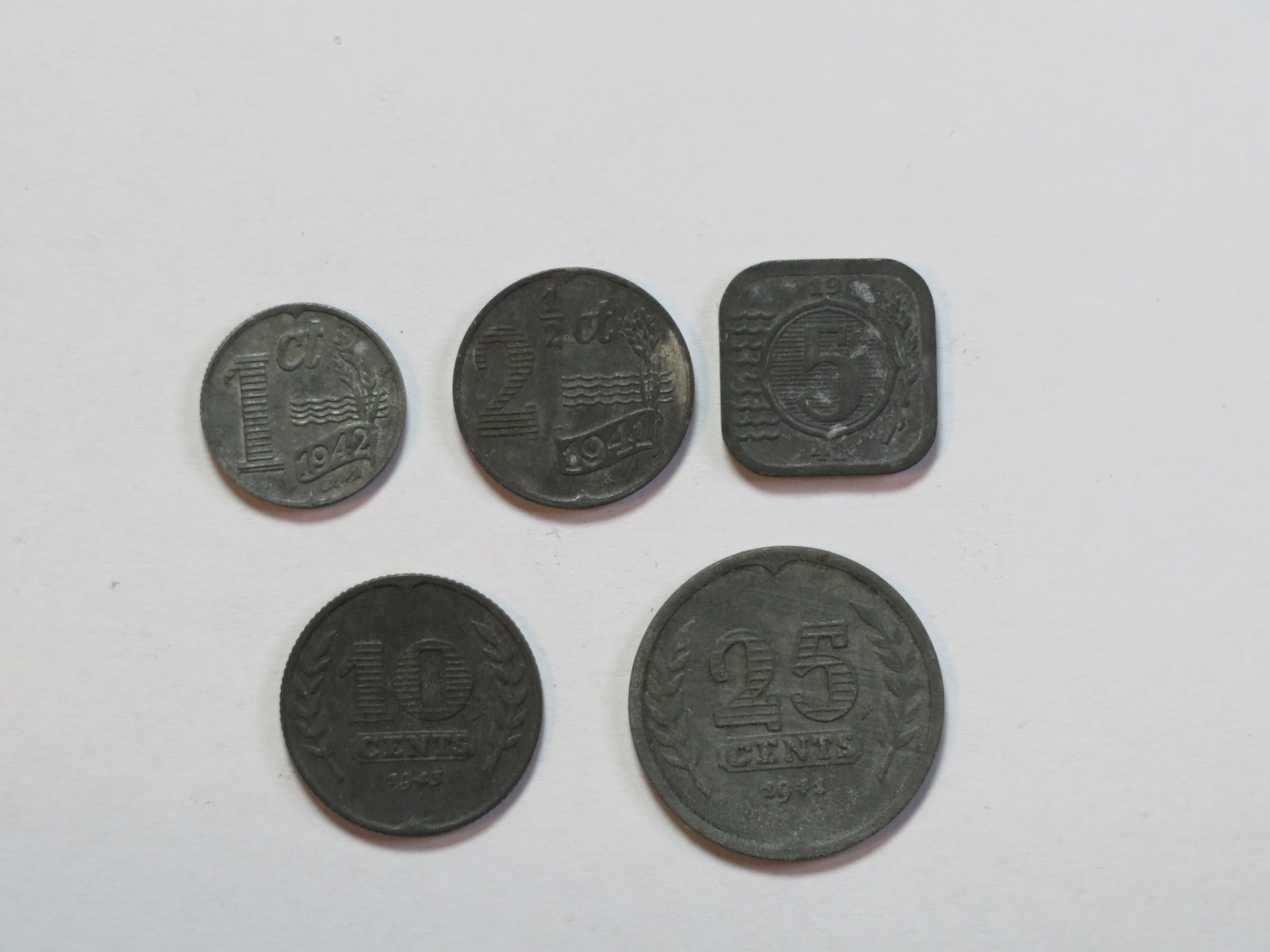 Colombia - Coin Set 1974-1981 - USED