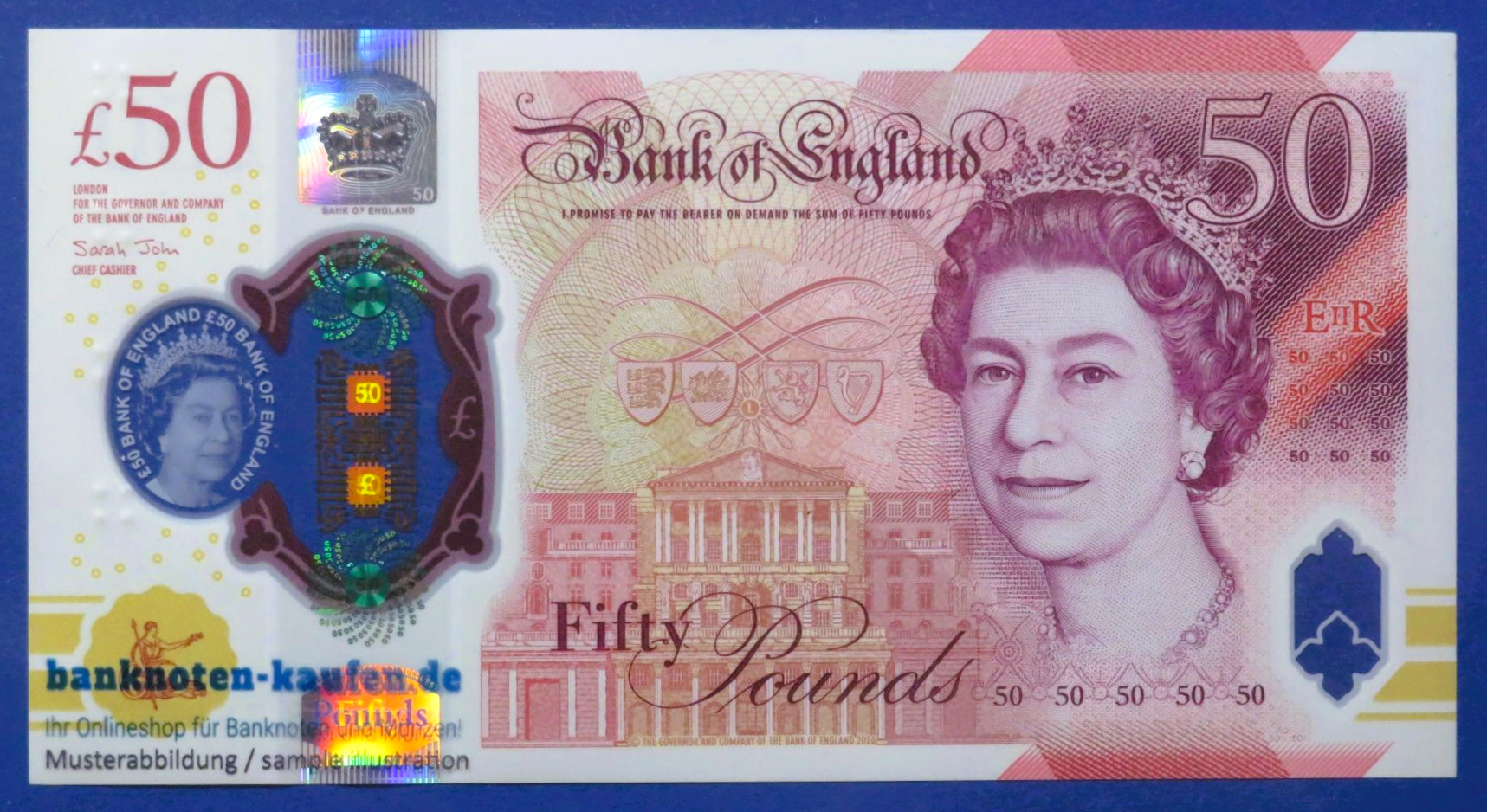 Great Britain, 50 Pounds, 2020, uncirculated (UNC), Polymer, P-397 