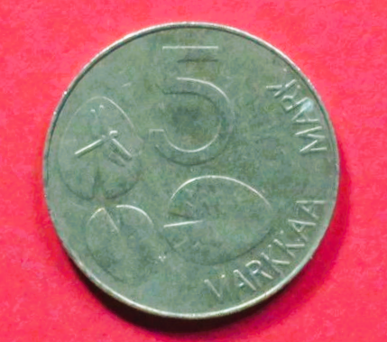 Finnland:  5 Markkaa, 1992-2001, gebraucht (used / ss-vz), # 70