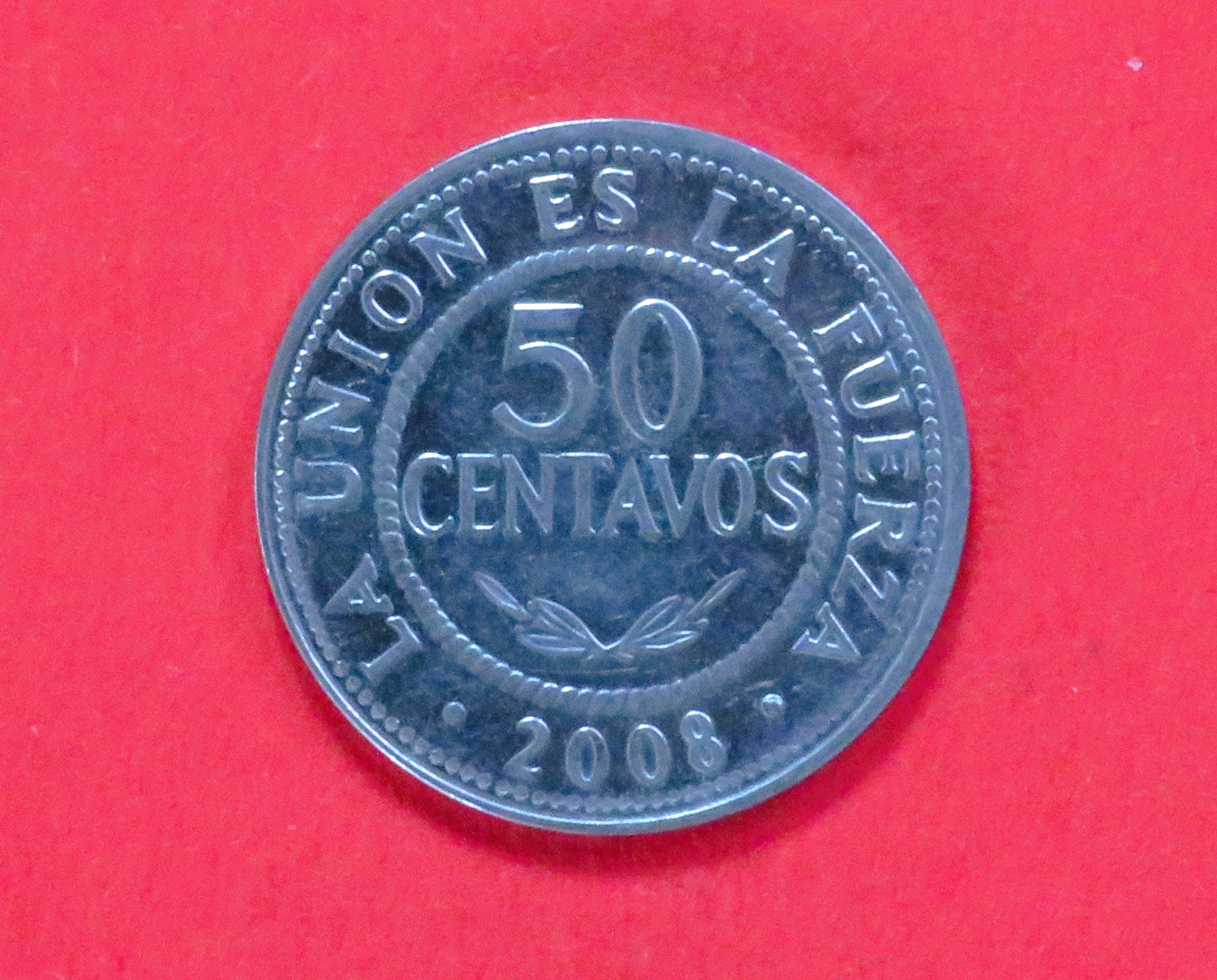 Bolivien, 50 Centavos, 1987-2008, gebraucht (used / ss)