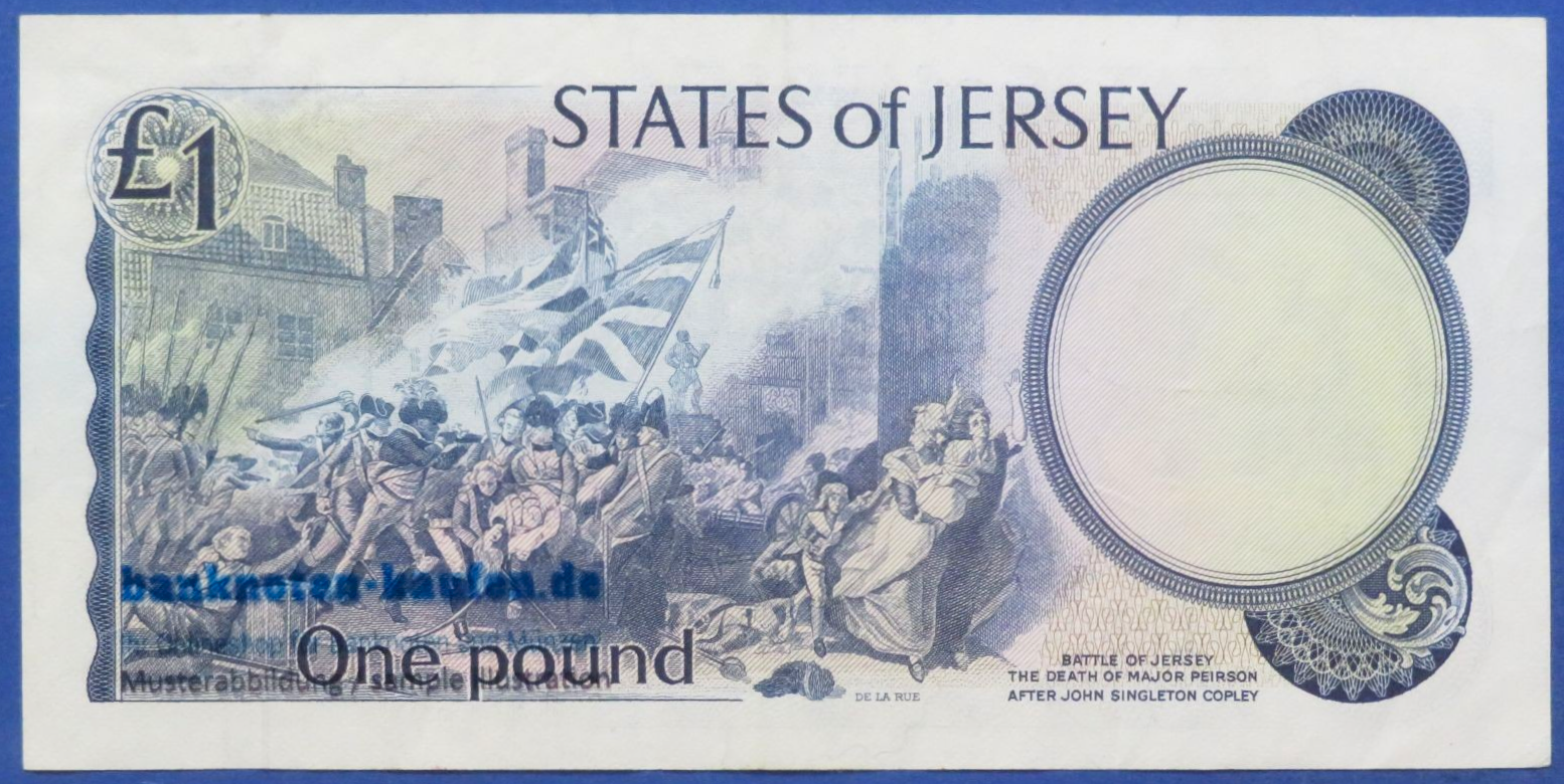 Jersey, 1 Pound, 1976-88ND, gebraucht (USED / VF), P-11a