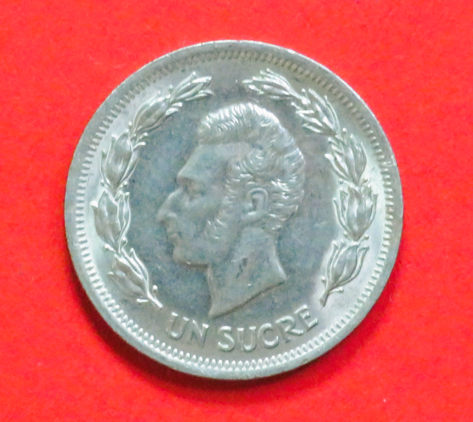 Ecuador: 1 Sucre, 1974-1977, gebraucht (used / vz), # 76a