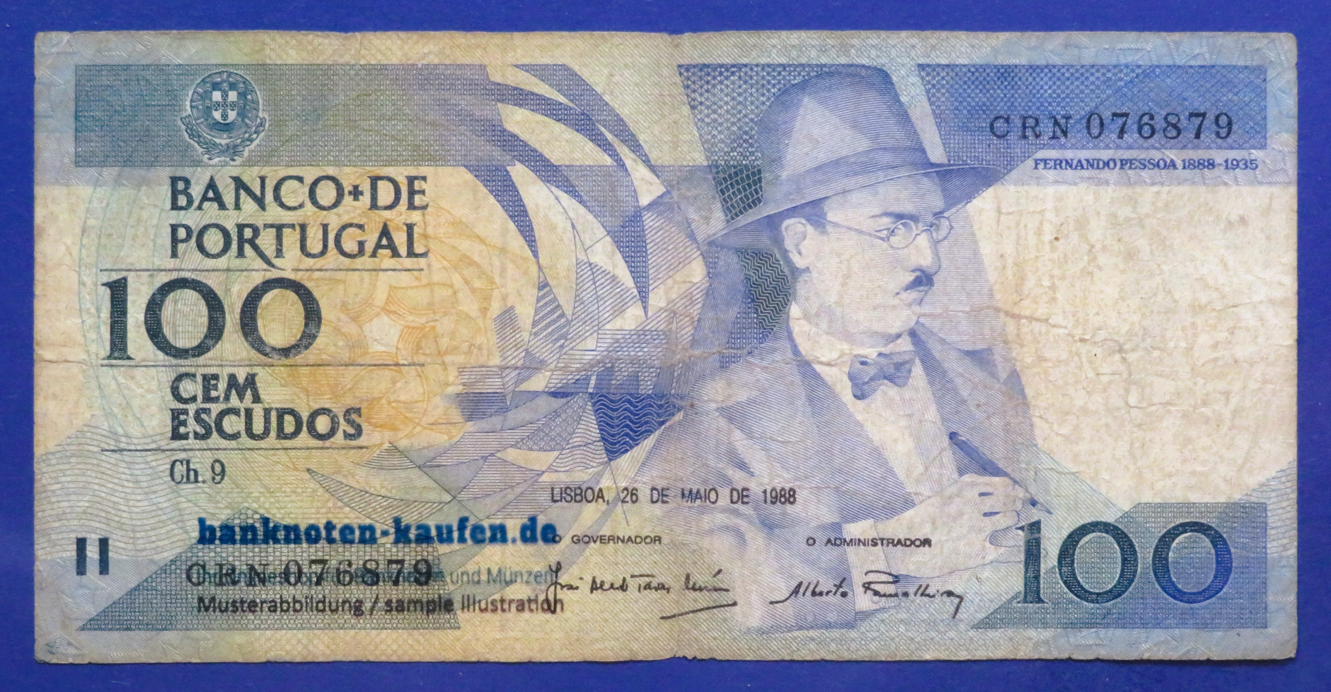 Portugal, 100 Escudos, 1988, gebraucht (USED / F), P-179e