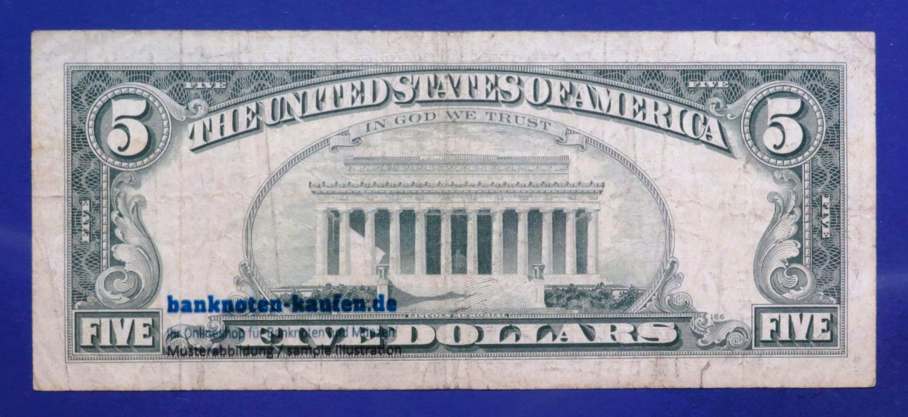 Vereinigte Staaten von Amerika, 5 Dollars, 1969, gebraucht (USED / F), P-450a