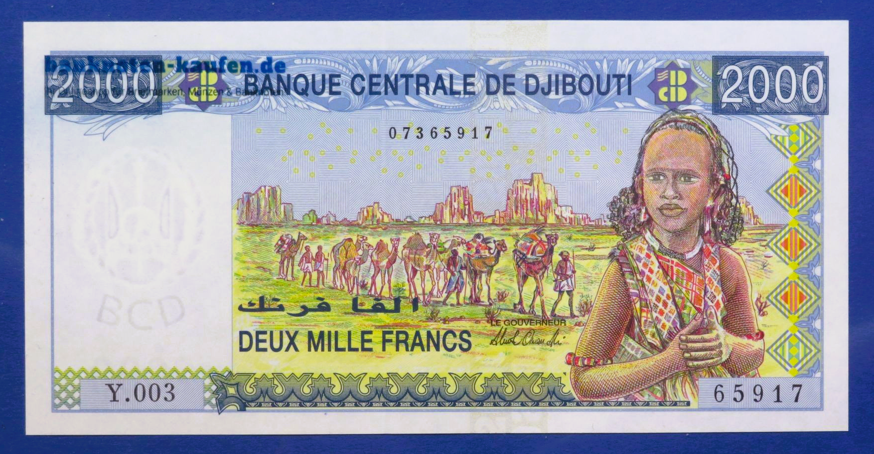 Djibouti - 2,000 Francs, 2005ND, uncirculated (UNC), P-43