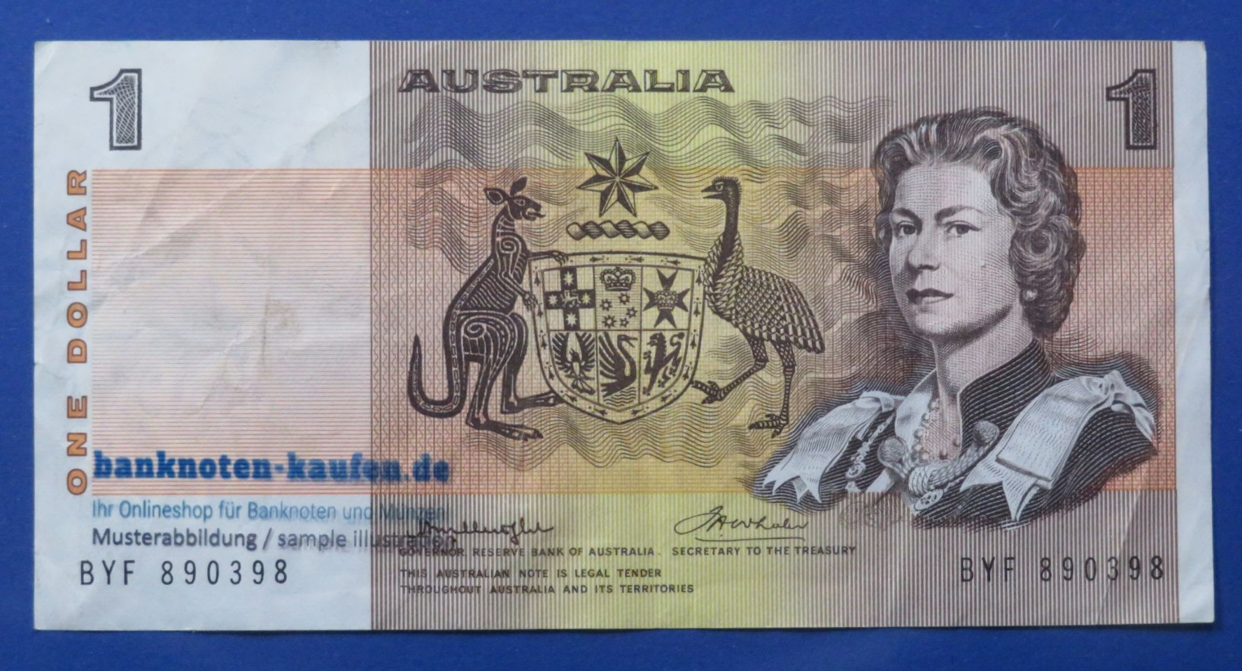 Australia, 1 Dollar, 1974-83ND, circulated (USED / VF), P-42