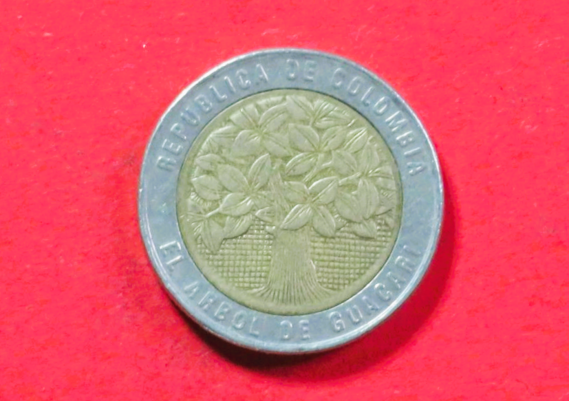 Kolumbien:  500 Pesos, 1993-2006, gebraucht (used / ss), # 114