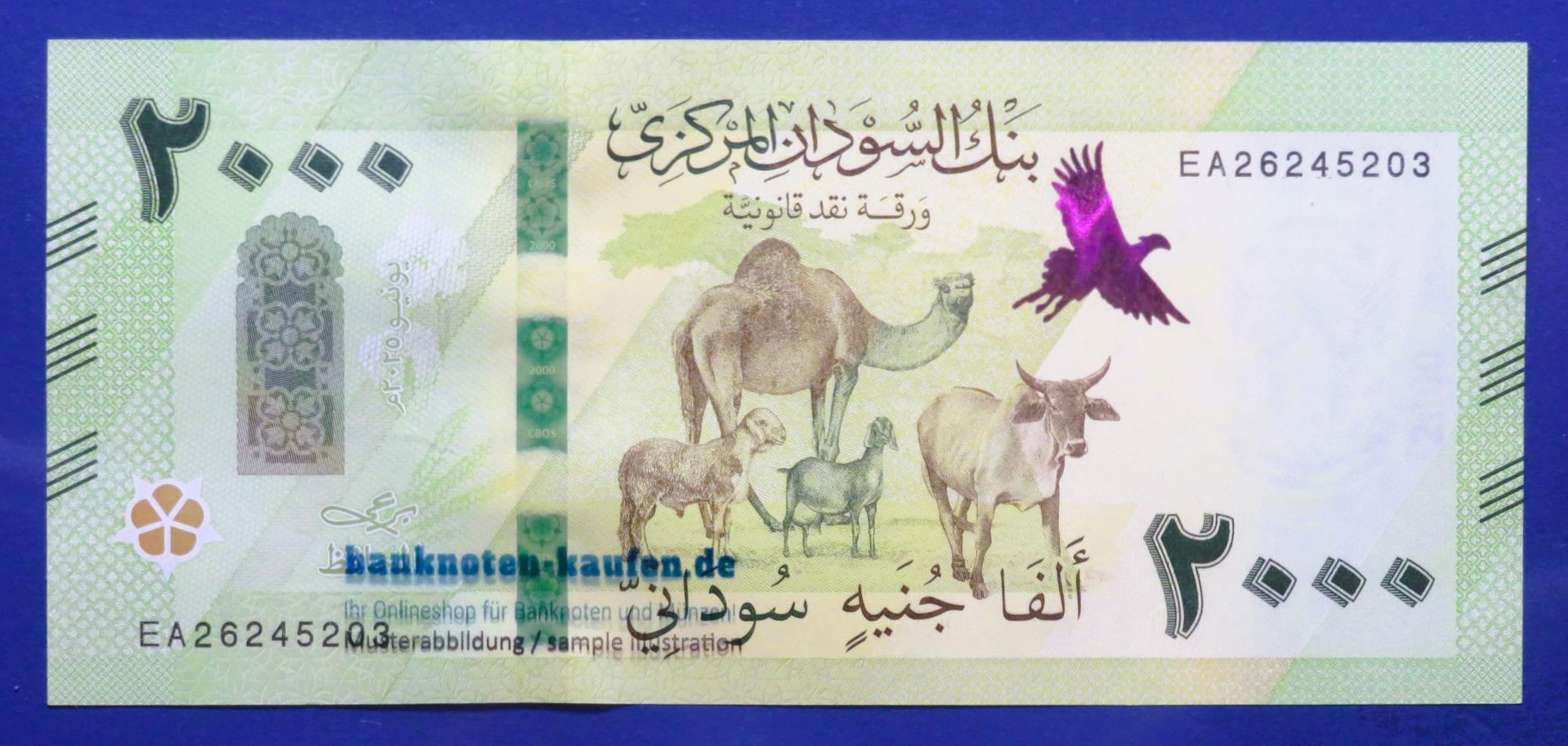 Sudan - 2,000 Pounds, 2025, uncirculated (UNC), P-88