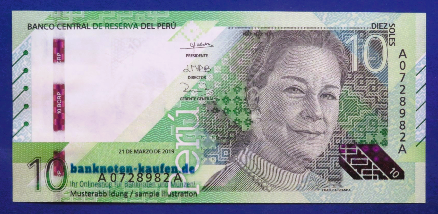 Peru, 10 Soles, 2019, uncirculated (UNC), P-196