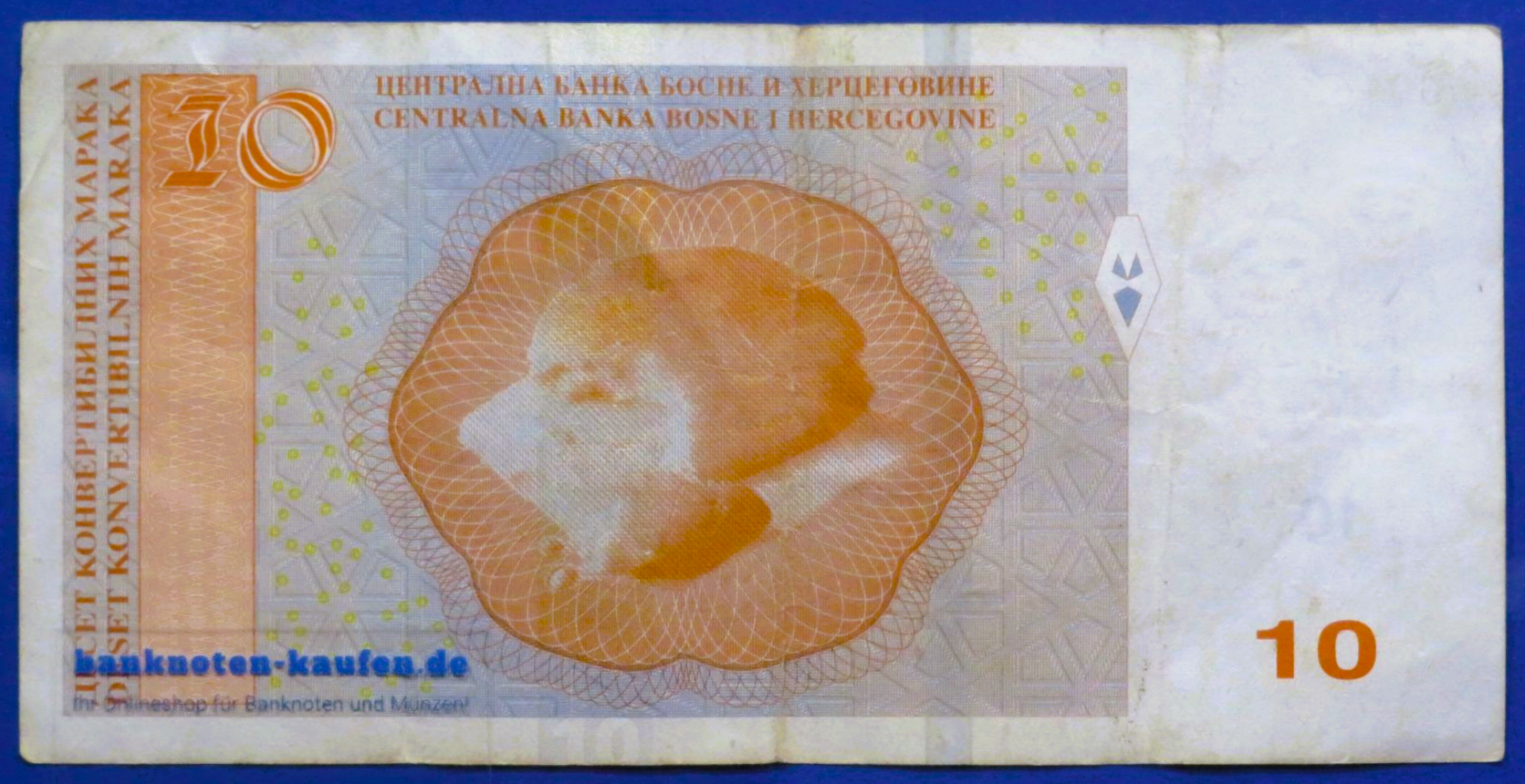 Bosnien und Herzegowina, 10 Maraka, 2017,  gebraucht (USED / F), P-81