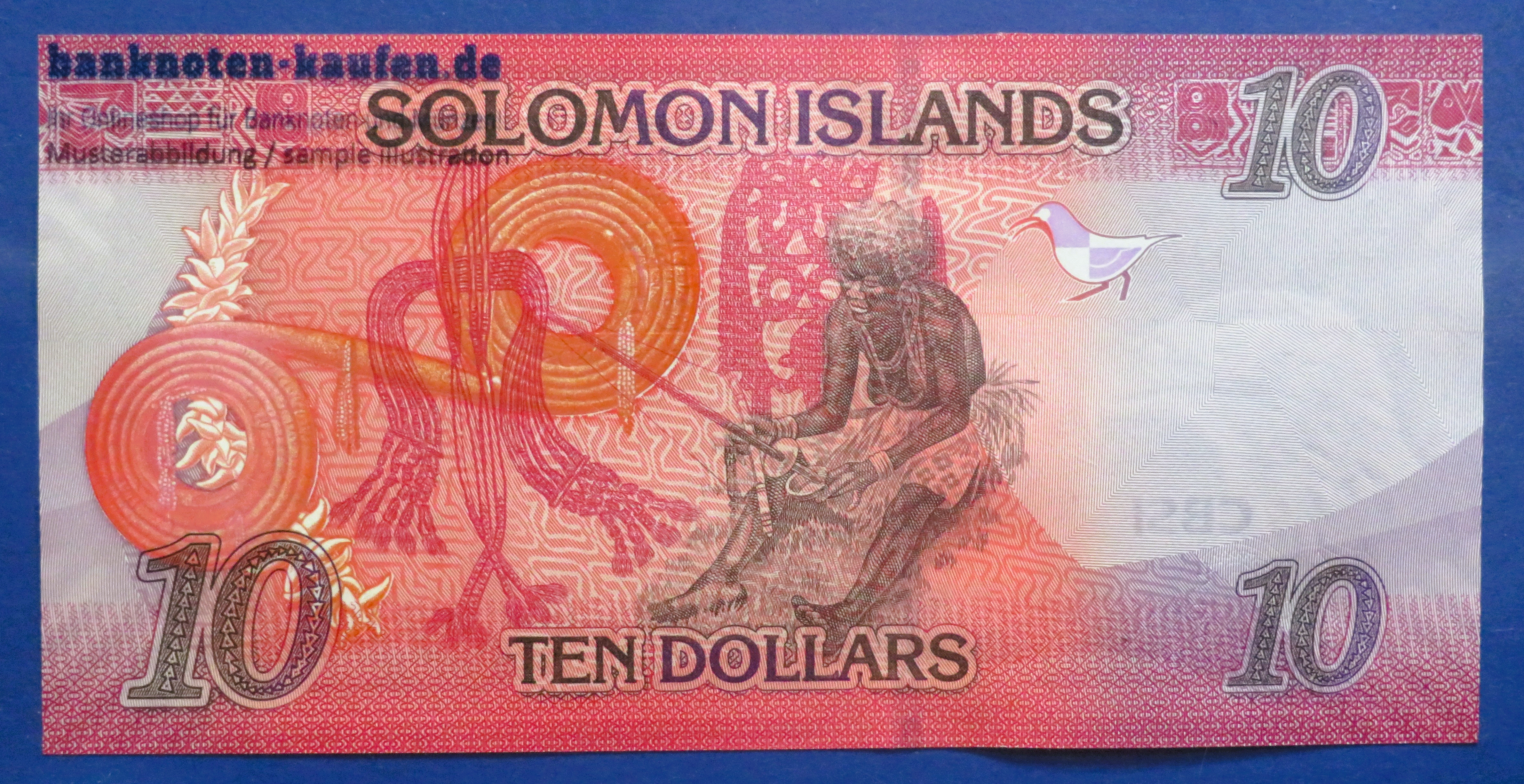 Salomonen, 10 Dollars, 2017ND, kassenfrisch (UNC), P-33