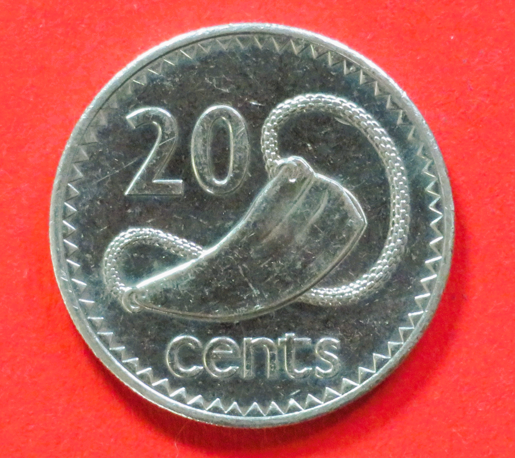 Fidschi: 20 Cents, 1986-1987, gebraucht (used / vz), # 53
