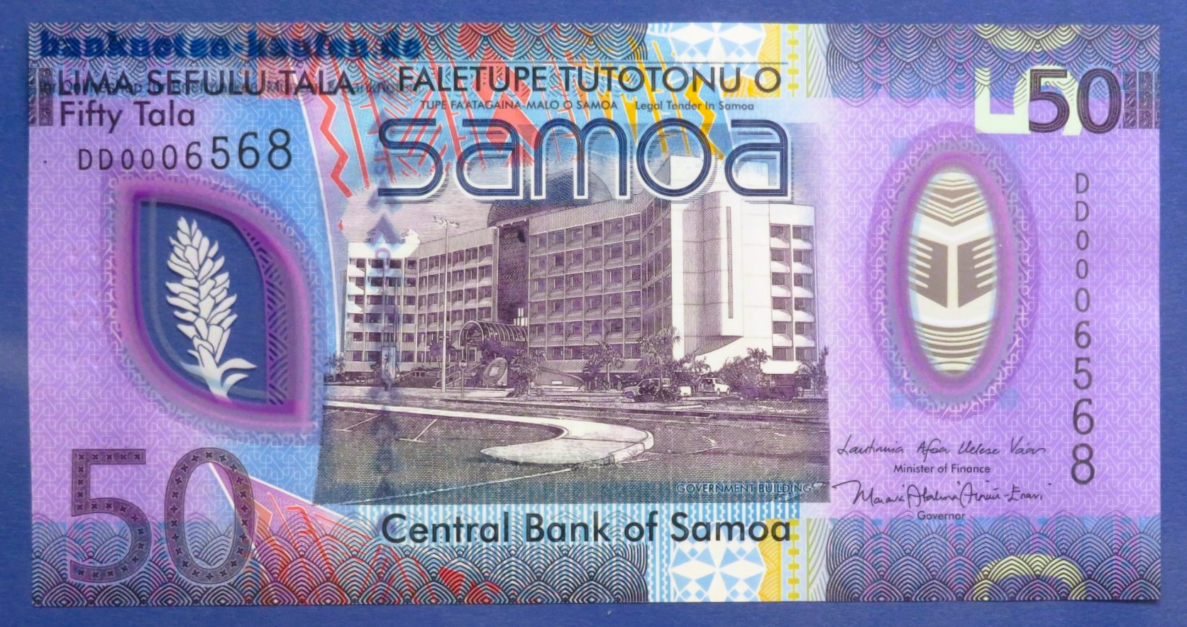 Samoa, 50 Tala, 2025ND, uncirculated (UNC), Polymer, P-50