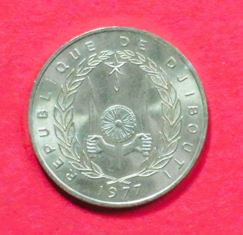 Dschibuti:  20 Francs, 1977, gebraucht (used / vz), # 21