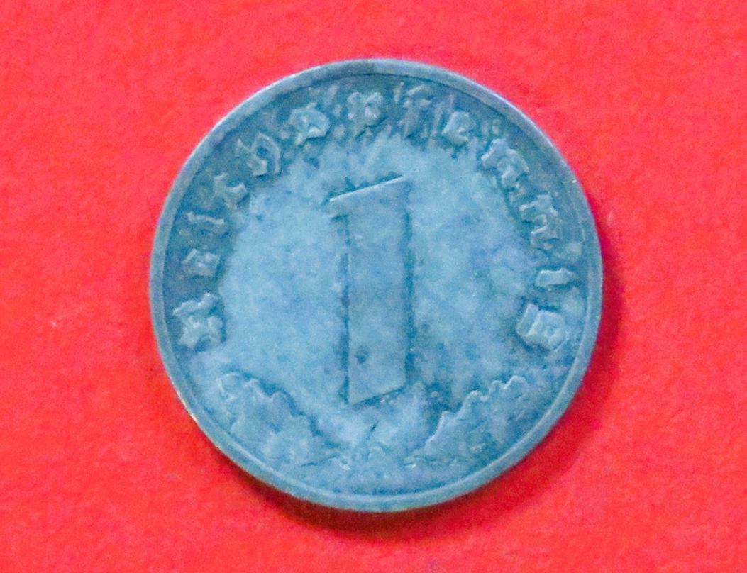 Deutsches Reich: 1 Reichspfennig, 1940-1945, gebraucht (used / ss), # 92