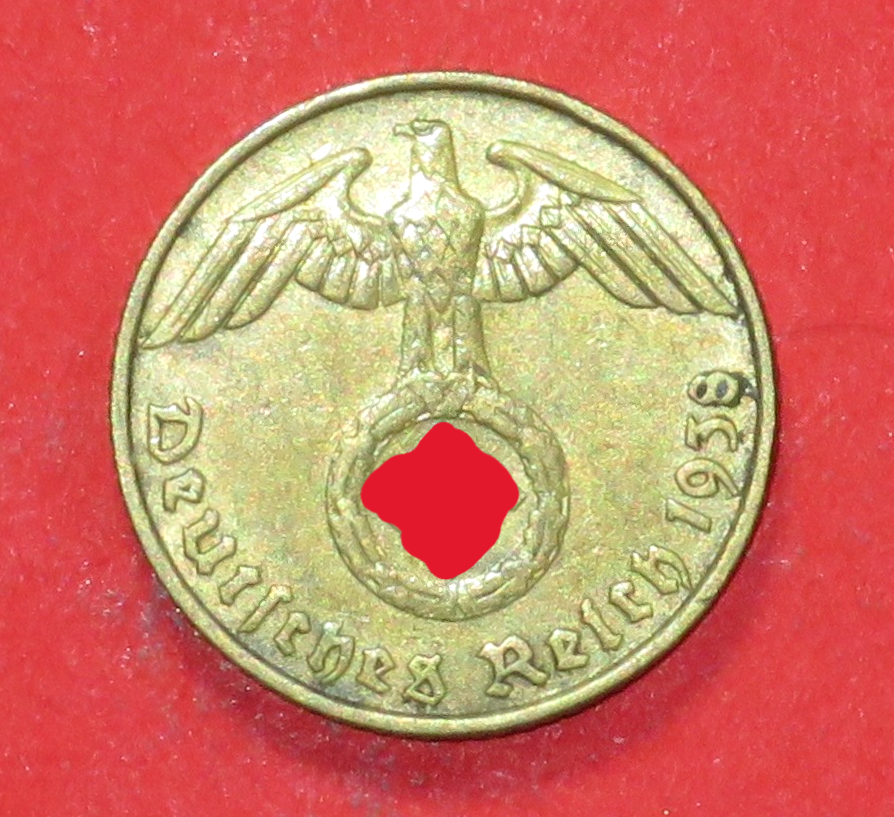 Deutsches Reich: 5 Reichspfennig, 1936-1939, gebraucht (used / ss), # 87
