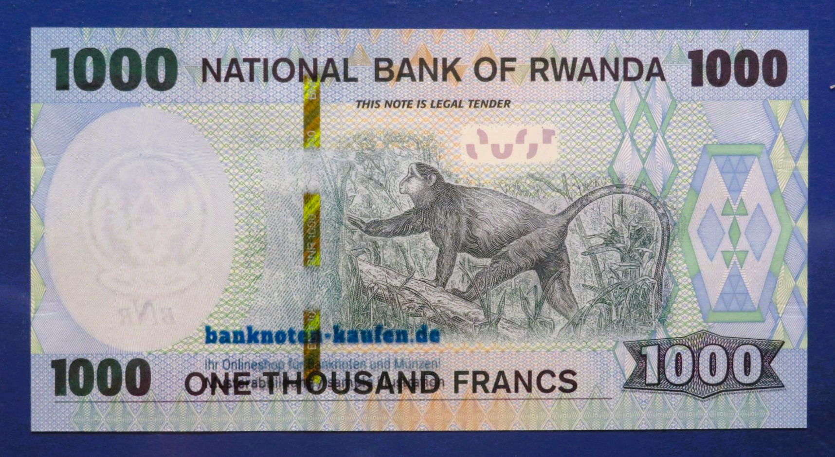 Rwanda - 1,000 Francs, 2019, uncirculated (UNC), P-43
