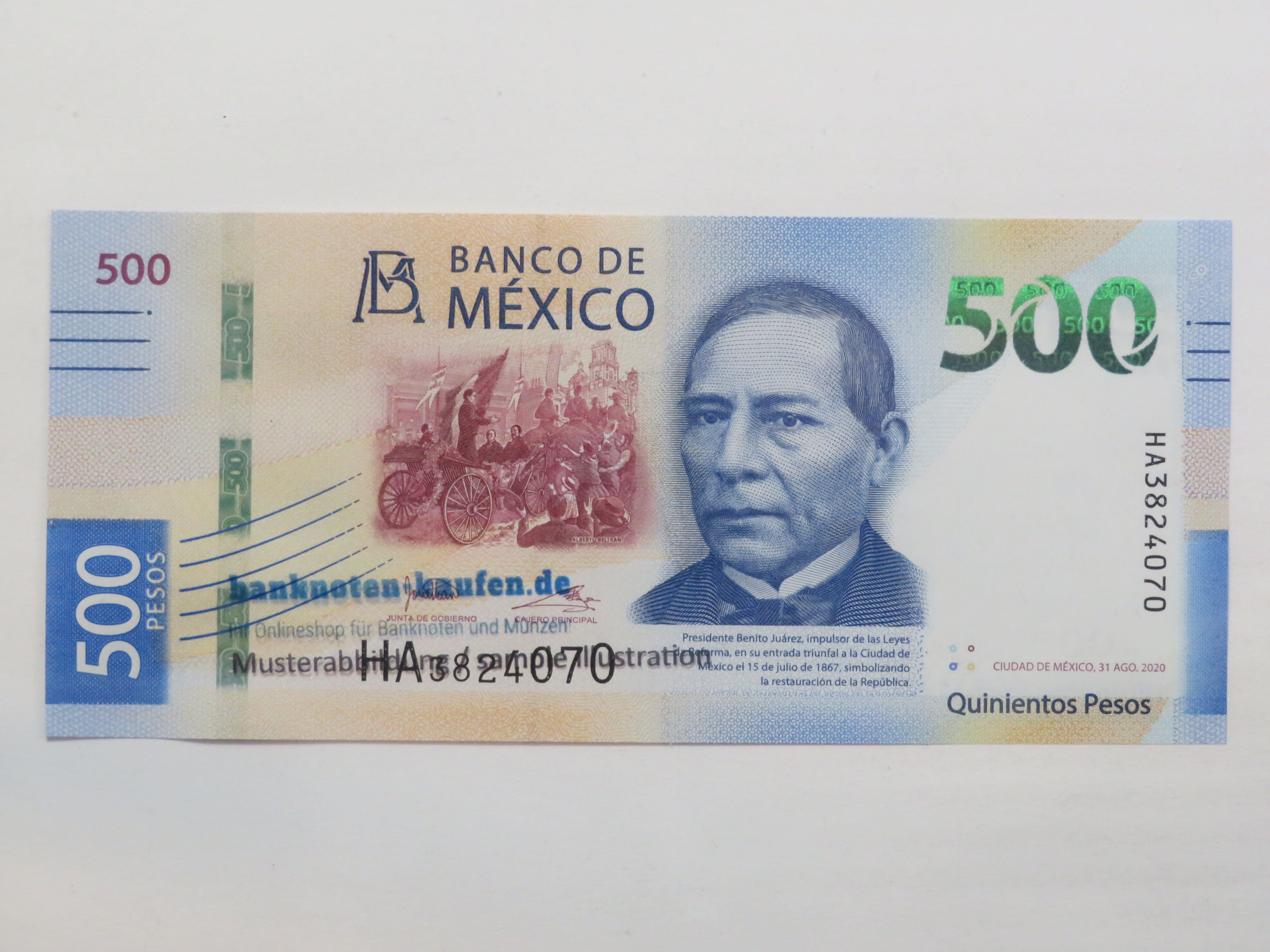 Mexico - 20 Pesos - UNC