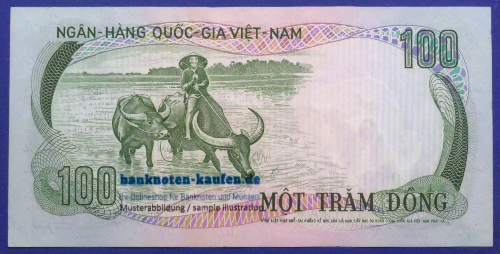 Südvietnam, 100 Dong, 1972ND, gebraucht (USED / XF), P-31