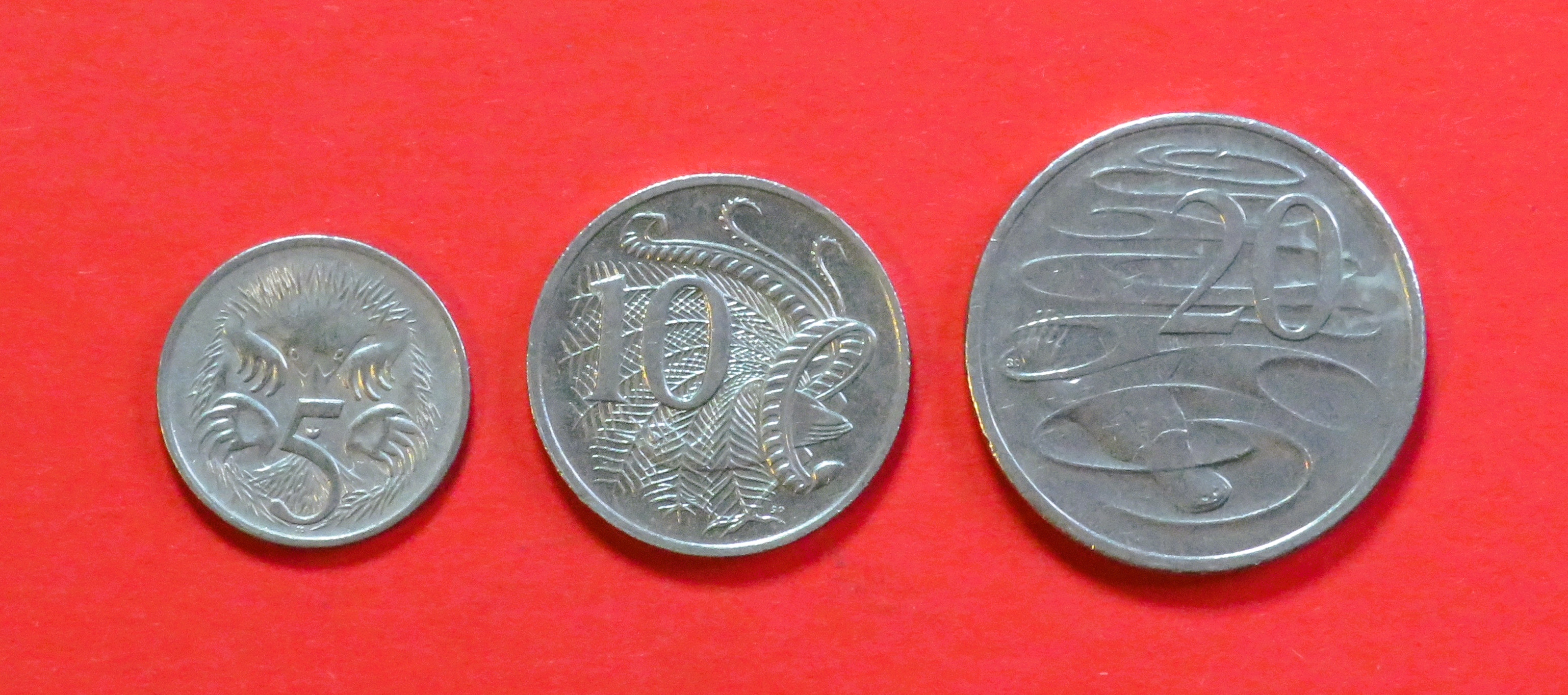 Australia - Set 3: 5/10/20 Cents, since 1999, circulated (USED / vf)