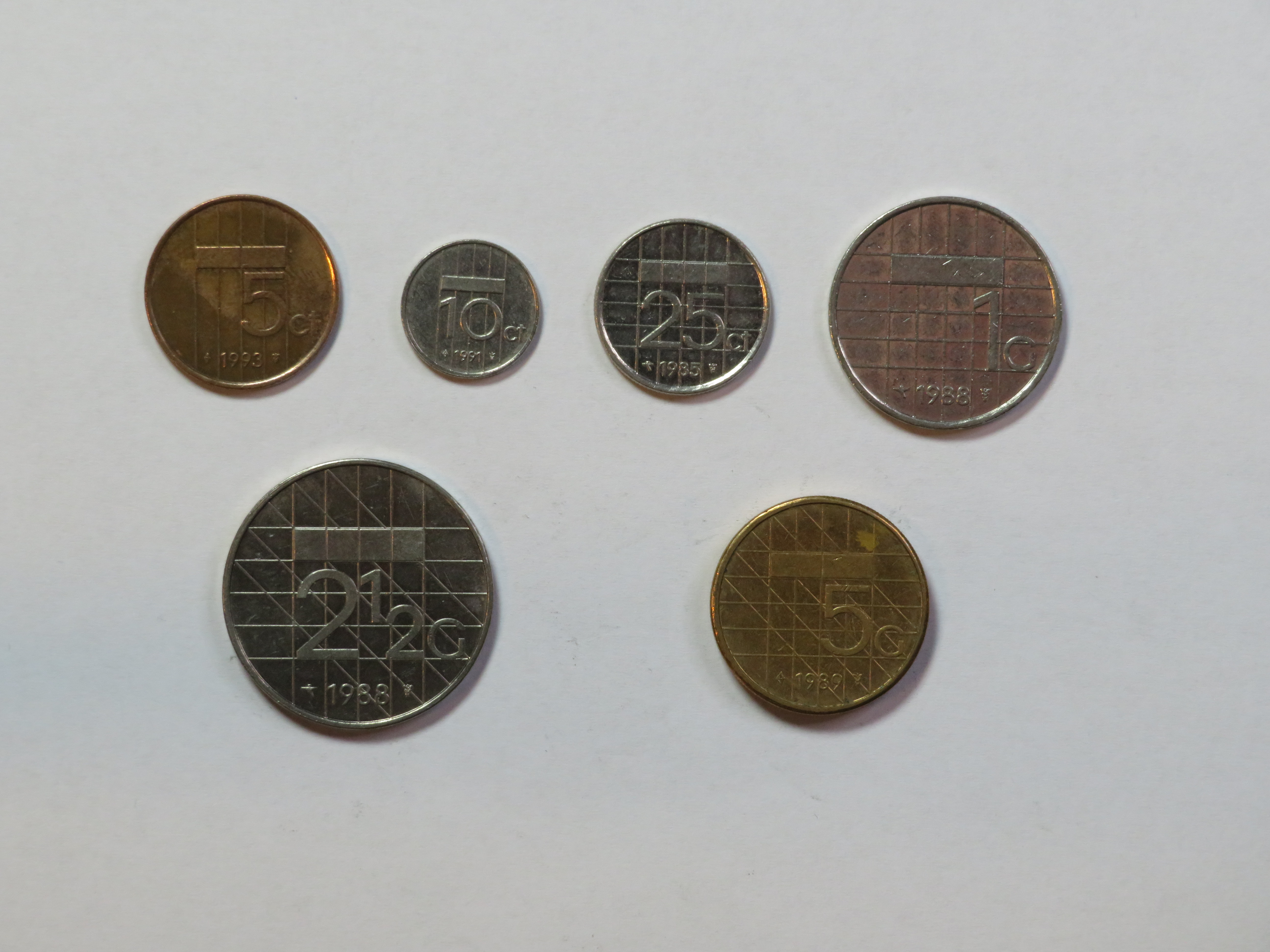 Colombia - Coin Set 1974-1981 - USED