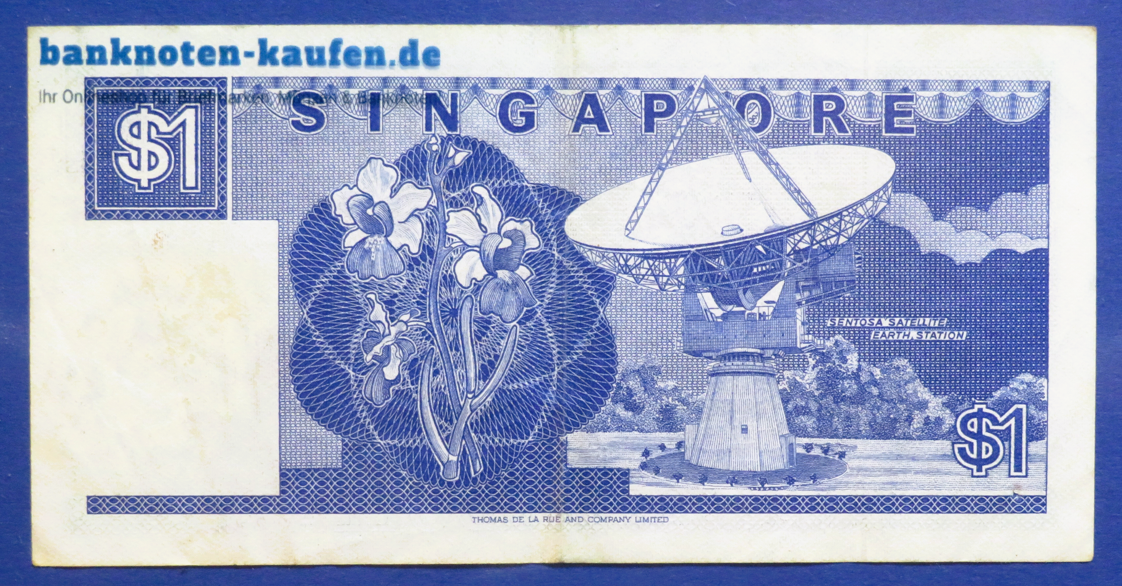 Singapur, 1 Dollar, 1987ND, gebraucht (USED / VF-), P-18a