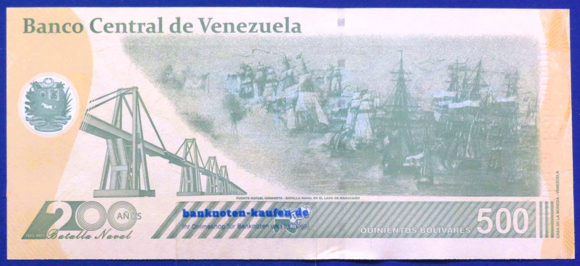 Venezuela, 500 Bolivares Digitales, 2023, about uncirculated (AU), P-121