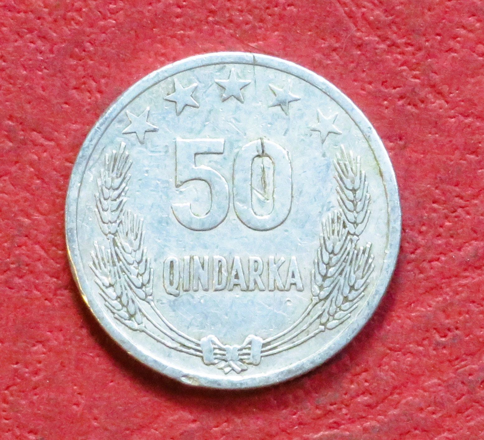 Albania, 50 Qindarka, 1964, circulated (used / vf+), # 42