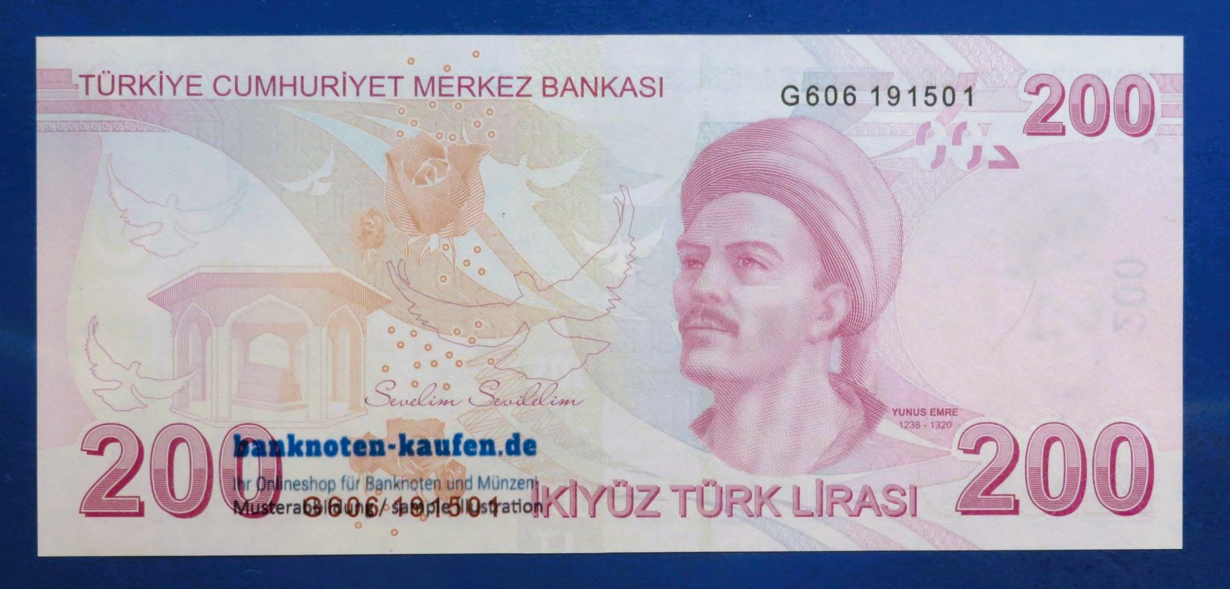 Turkey, 200 Lira, 2009, uncirculated (UNC), P-227