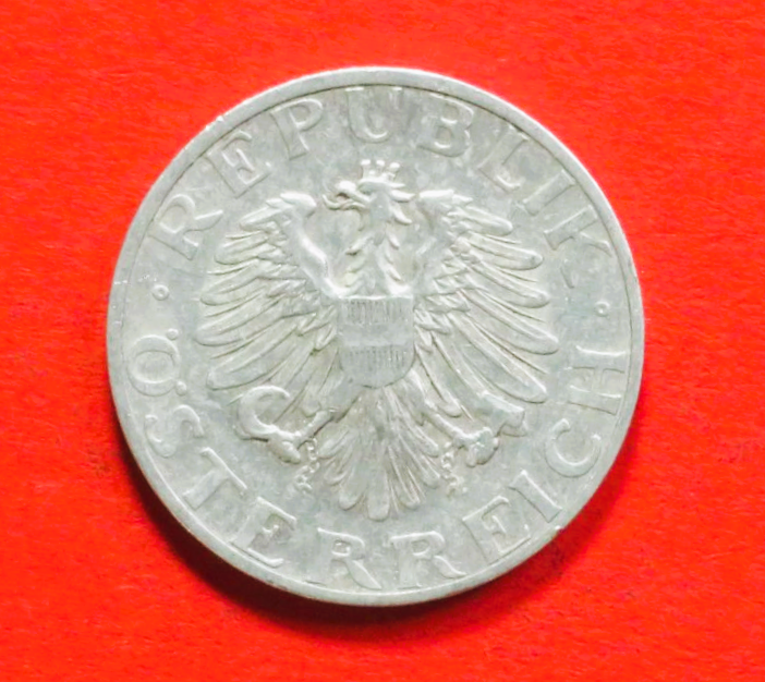 Österreich:  2 Schilling, 1946-1952, gebraucht (used / ss+), # 71