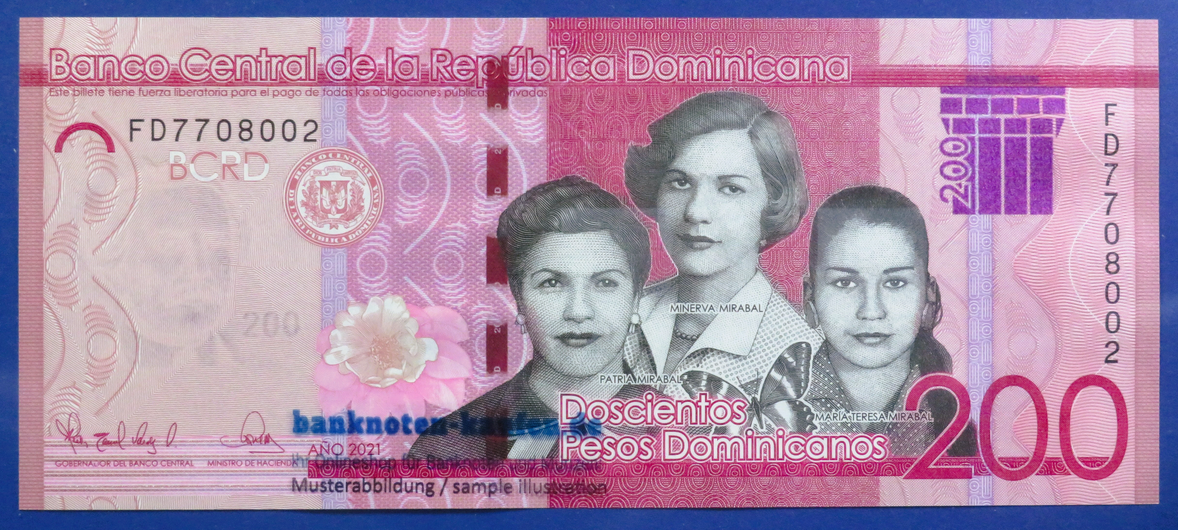 Dominican Republic, 200 Pesos, 2021, uncirculated (UNC)