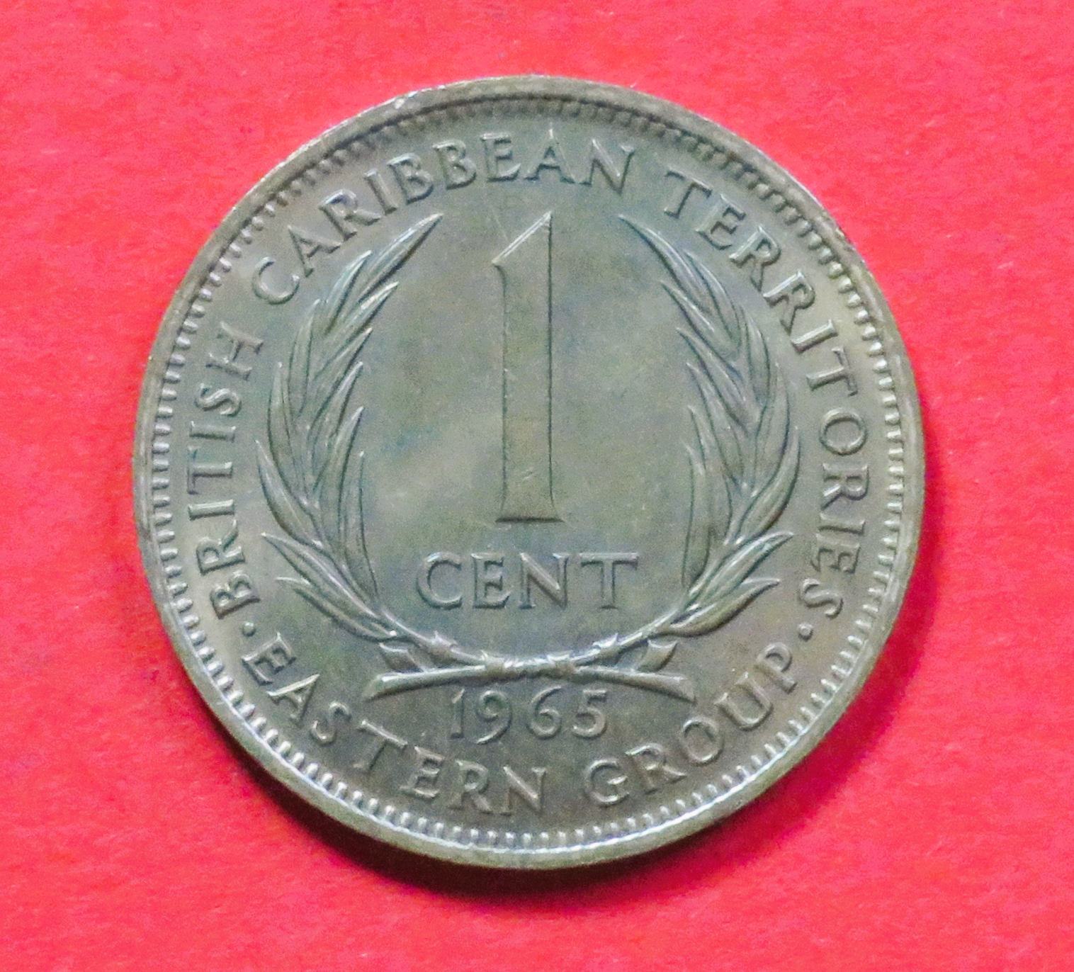 Ostkaribische Staaten: 1 Cent, 1955-1965, gebraucht (used / ss-vz), # 2