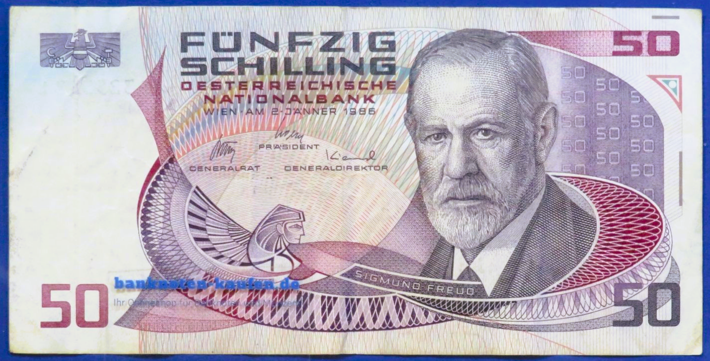 Österreich, 50 Schilling, 1986, gebraucht (USED / VF), P-149