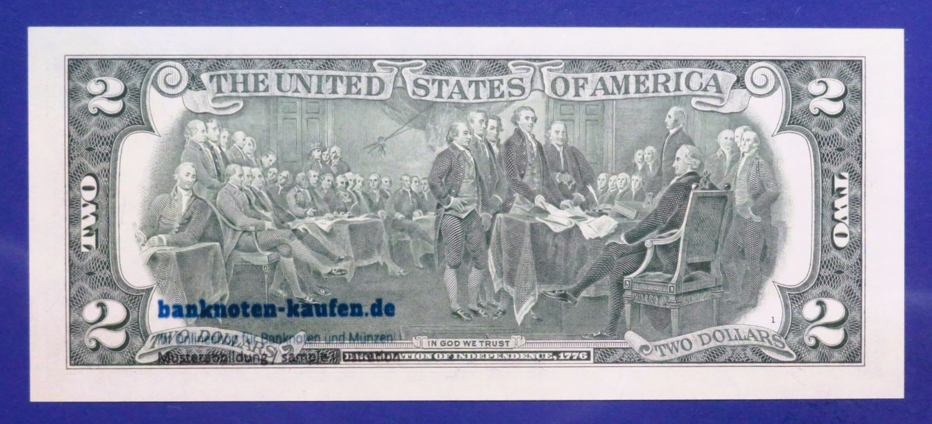 United States of America, 2 Dollars, 2017A, uncirculated (UNC), P-545