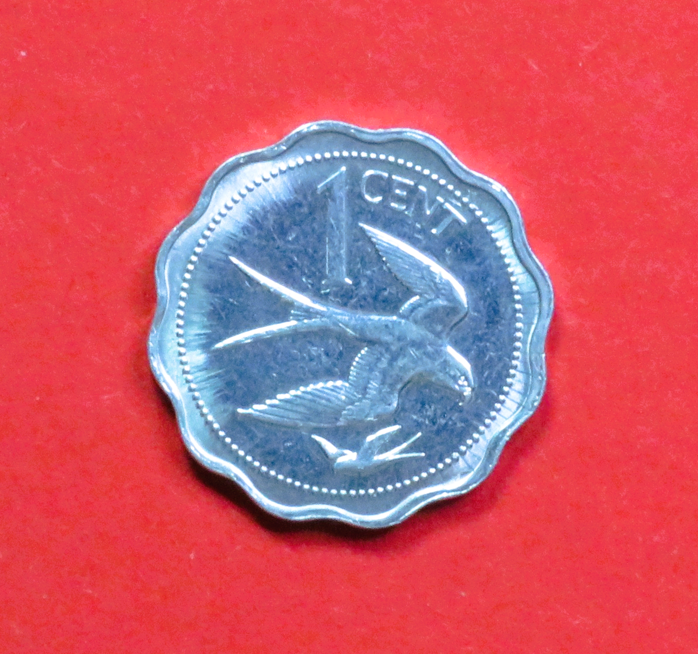 Belize:  1 Cent, 1977-1981, circulated (used / ss), Commemorative issue