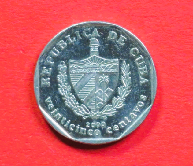 Karibik:  25 Centavos, 1994+, gebraucht (used / ss-vz), # 715
