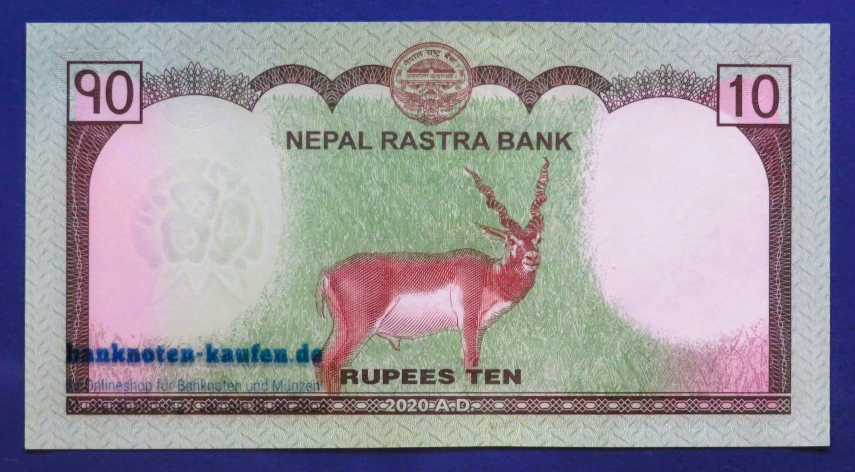 Nepal, set of 5 banknotes, 5/10/20/50/100 Rupees, 2019/2020, about uncirculated (AU), P-76-80