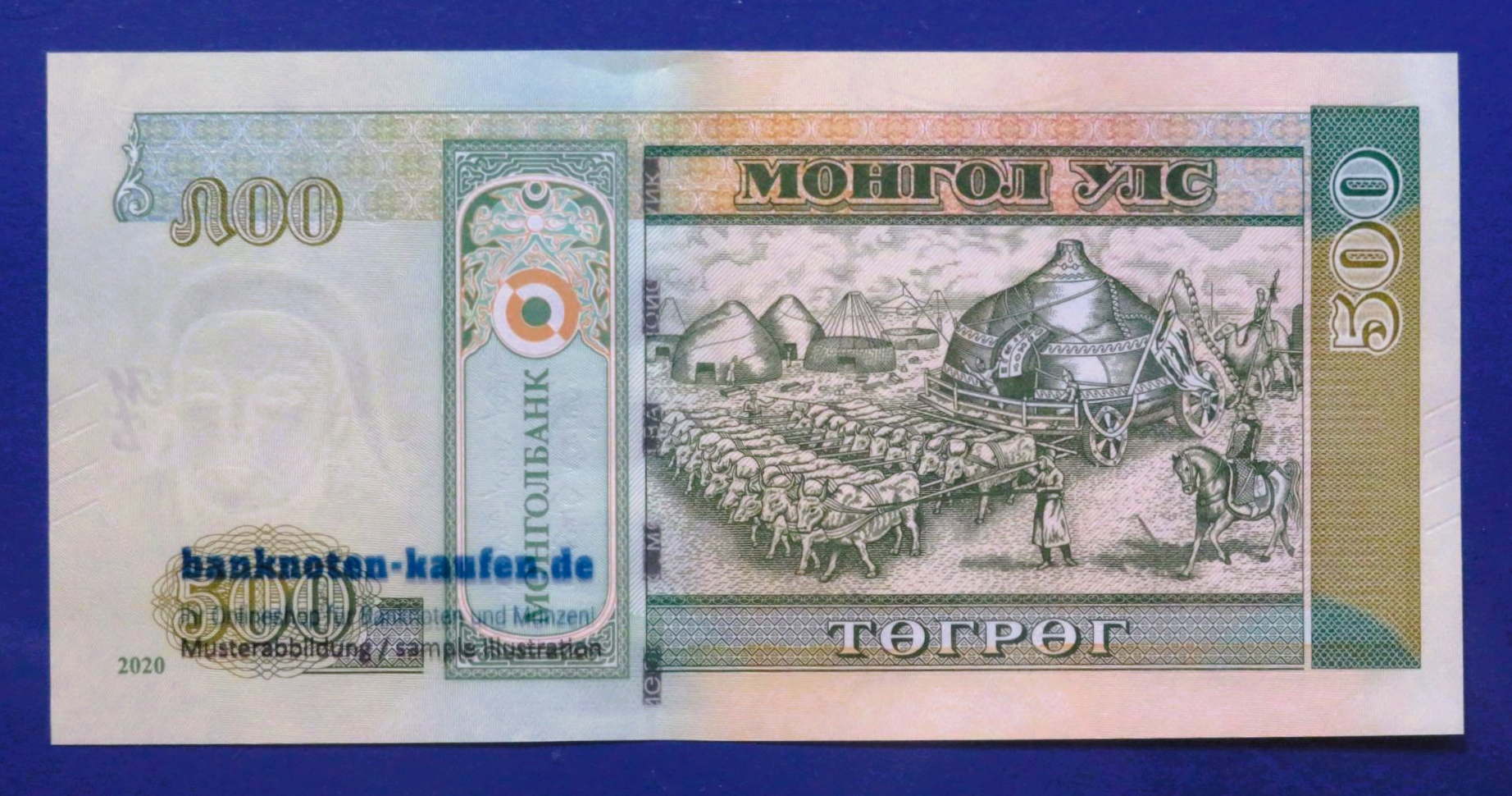 Mongolia, 500 Tugrik, 2020, uncirculated (UNC), P-74a