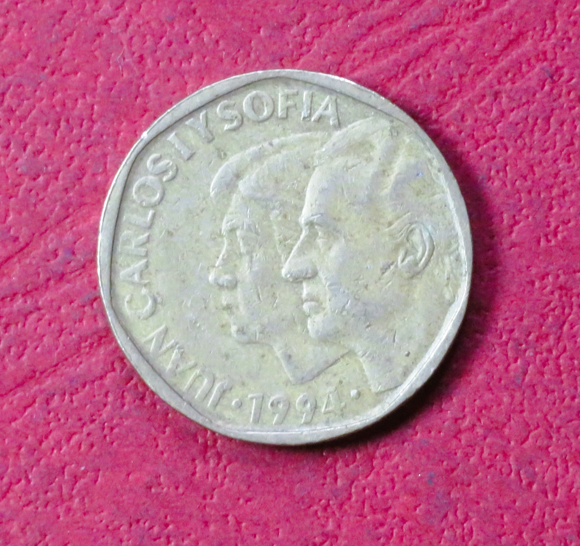 Spanien - EZM 2:  Kursmünze, 500 Pesetas, 1993-2001, gebraucht (USED / ss)