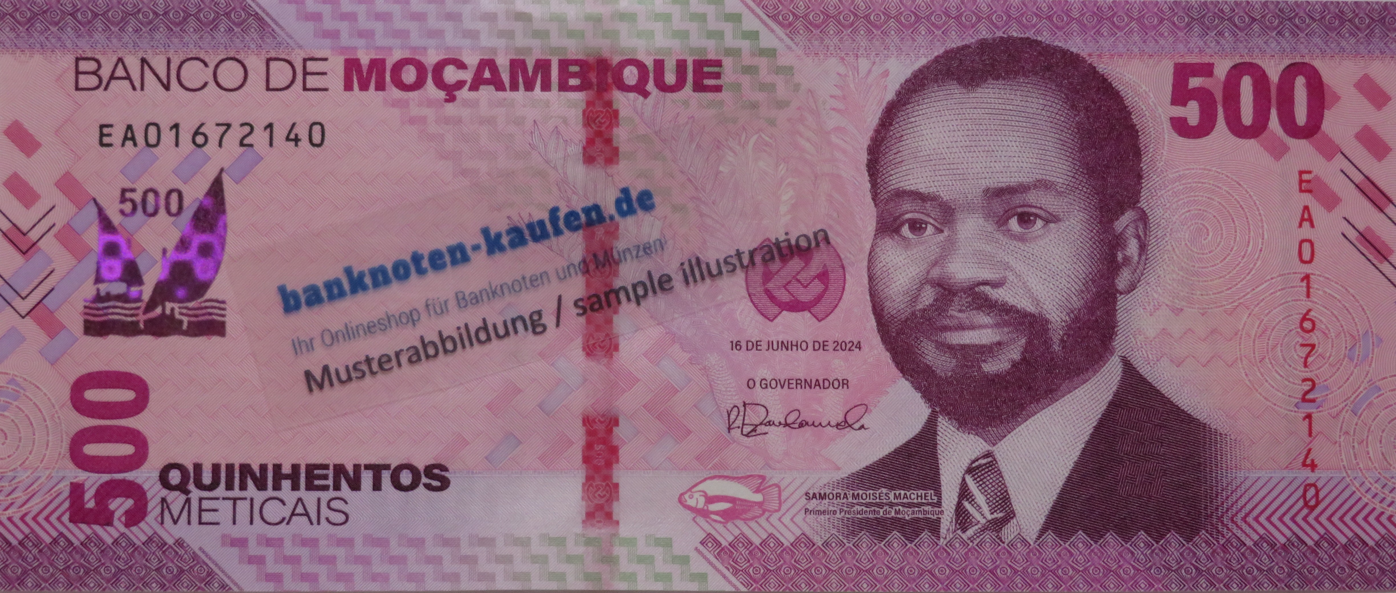 Mozambique, 500 Meticais, 2024, uncirculated (UNC)