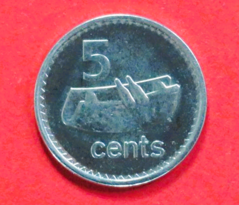 Fidschi: 5 Cents, 2009-2010, gebraucht (used / ss-vz), # 131