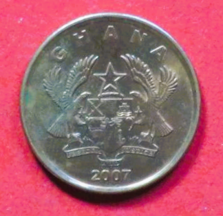 Ghana: 1 Pesewa, 2007+, gebraucht (used / ss-vz), # 36