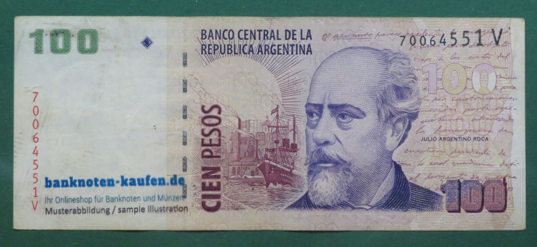 Argentina, 100 Pesos, 2003ND, circulated (USED / VF), P-357