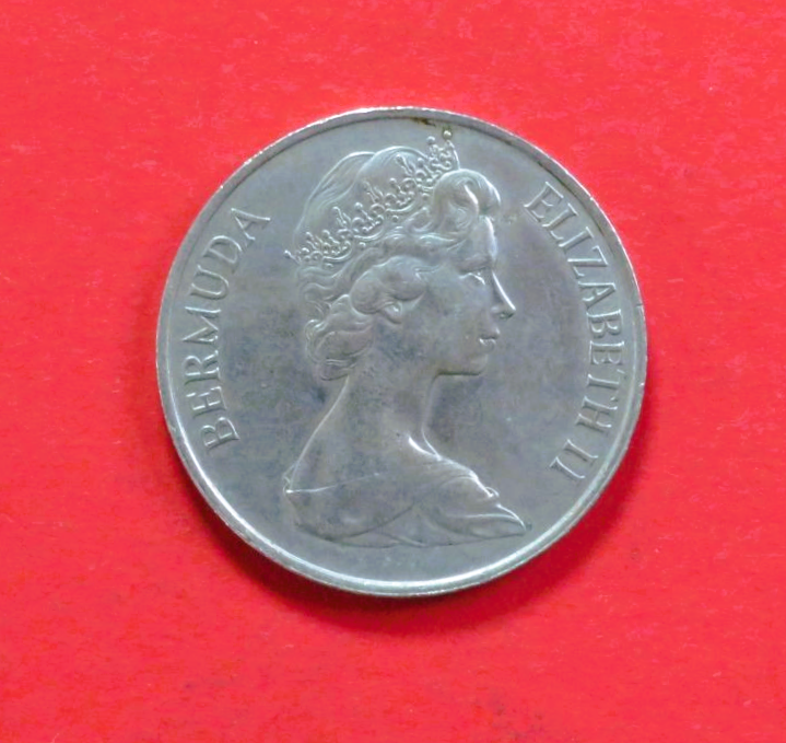 Bermuda: 50 Cents, 1970-1985, circulated (USED / vf)