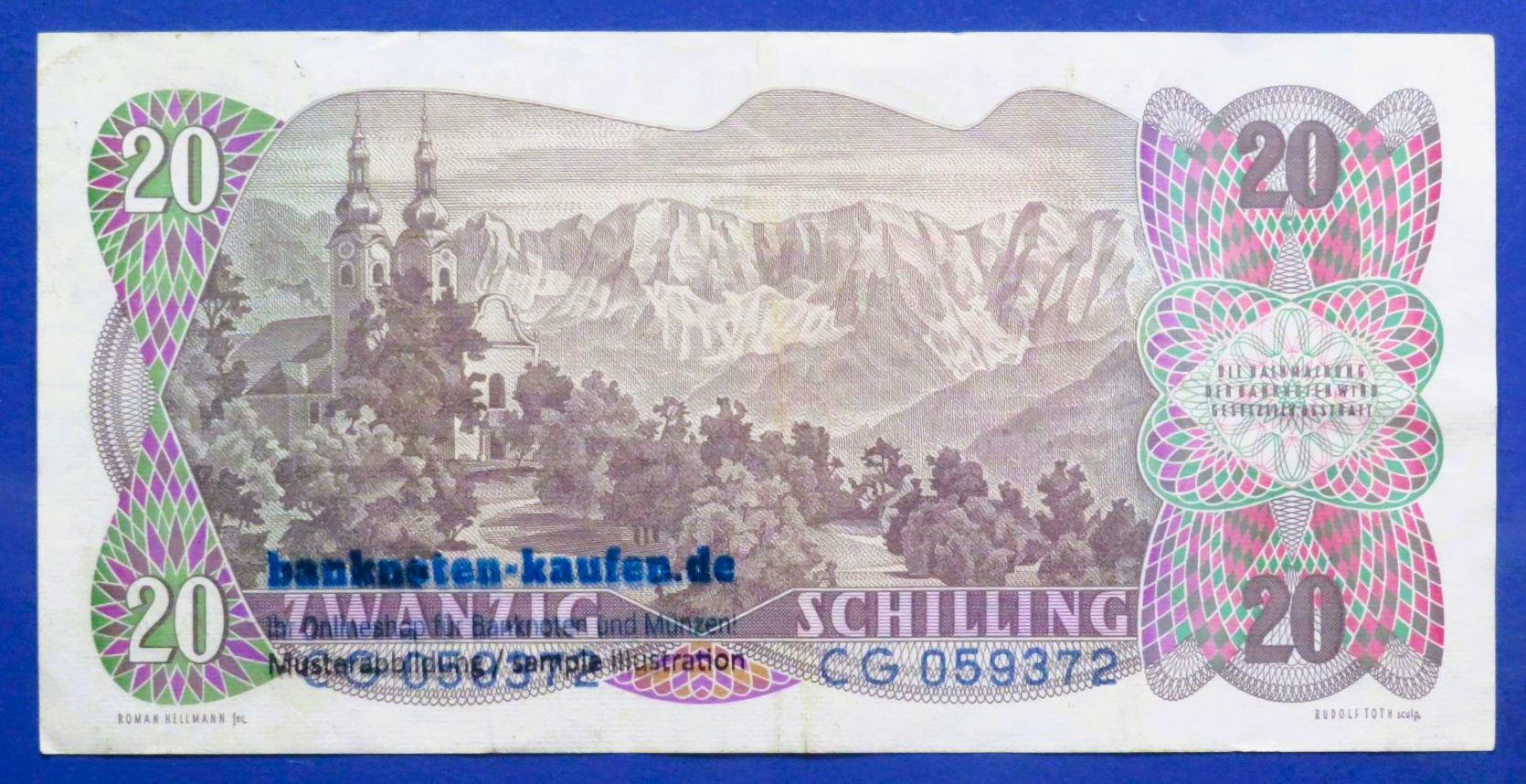 Austria, 20 Schilling, 1956, circulated (USED / VF), P-136