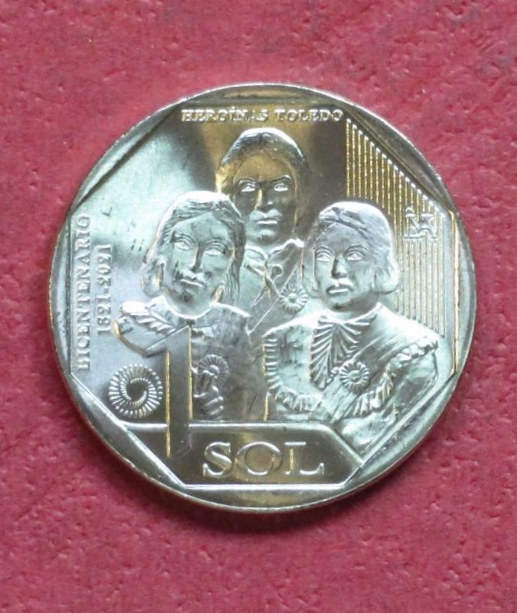 Peru, commemorative coin, 1 Sol, 2020, uncirculated (UNC), "3 heads"